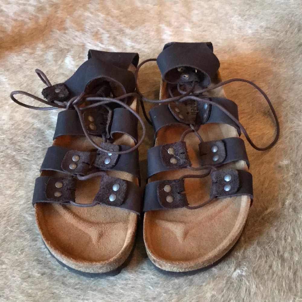 Leather Gladiator sandal